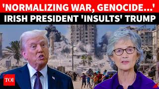 Trump ‘AMBUSHED’ On Cam As Ireland President HITS BACK With Brutal ‘War And Genocide’ Message