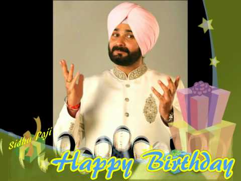 Navjot Singh Sidhu Happy Birthday Wish