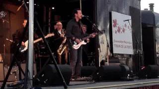 Colin James on the Spirit Train in Smiths Fals, Ont