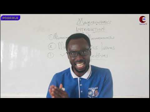 LESSON 1: MACROECONOMICS: Definition, issues and objectives