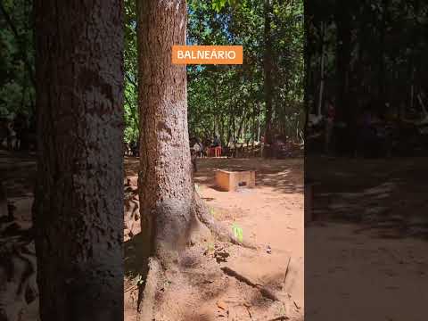 Verão combina com banho. Balneário águas Claras