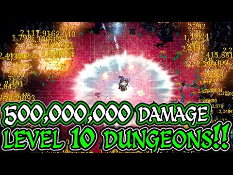 500,000,000 Damage in INSANE NEW Level 10 Dungeons!! | Tower of Babel (Sanctuary)