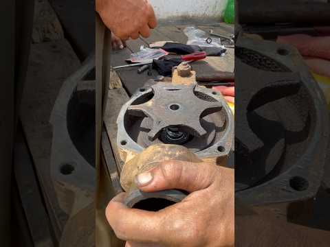 Caterpillar water pump seal change