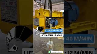 Electric Wire Rope Hoist Indian Series - #Kepro #electrichoist #wireropehoist #liftingequipment