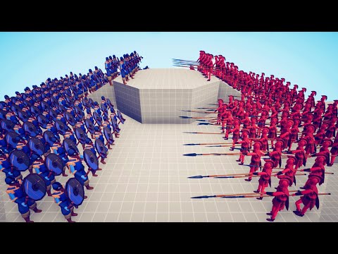 50 MELEE UNITS vs 50 MELEE UNITS TOURNAMENT#1 - Totally Accurate Battle Simulator TABS