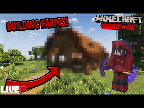UNBELIEVABLE! Building EPIC Farms in Minecraft LIVE!