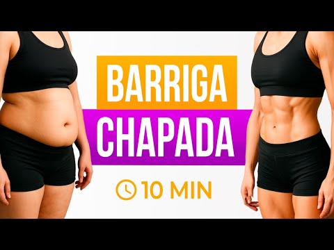 🔴 EMAGRECER em CASA com 5 EXERCÍCIOS | SECAR A BARRIGA em 10 MIN