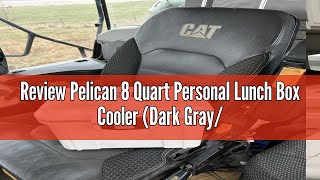 Review Pelican 8 Quart Personal Lunch Box Cooler (Dark Gray/Green)