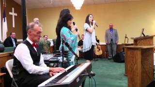 The Parsons family @ Mt. Carmel FWB Church, Rockingham NC