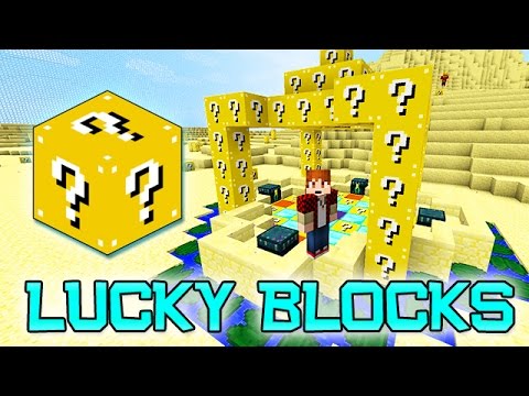 LUCKY BLOCKS DESERT BATTLE ARENA MOD CHALLENGE - MINECRAFT MODDED MINI-GAME!