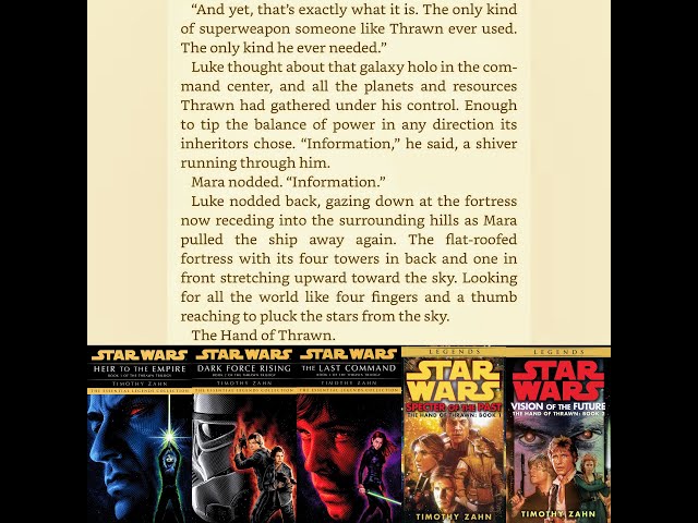Vídeo relacionado con Specter of the Past: Star Wars Legends (The Hand of Thrawn) (Star Wars: The Hand of Thrawn Duology - Legends Book 1) (English Edition)