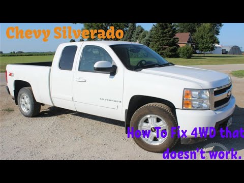 Chevy 1500 how to fix 4wd not working