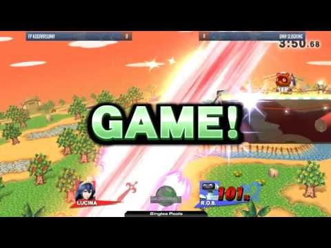 GUTS 4 Smash 4 Singles (Pools) Kogarasuma (Lucina) vs UMA SlugKing (ROB)