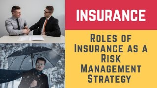 Roles of Insurance as a Risk Management Strategy (Insurance &amp; insurance a risk management strategy)