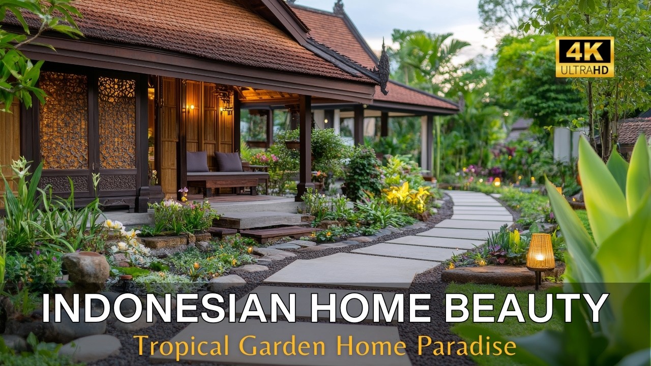 Tropical Paradise: Unveiling the Beauty of Indonesian Heritage in Garden Home Design