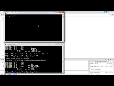 Node js Real Time Chat Node and MongoDB Part 3 7