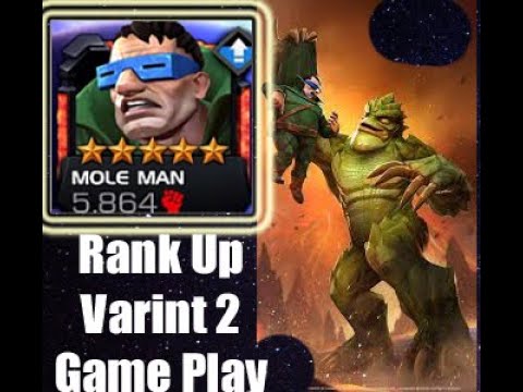 Mole Man Rank Up ! Variant 2 GamePlay - Marvel Contest of Champions
