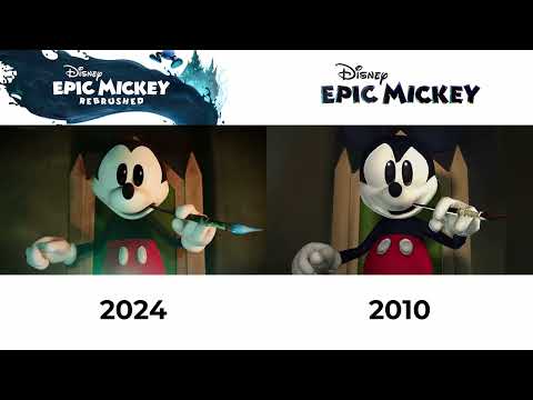 Disney Epic Mickey: Rebrushed Intro Comparison