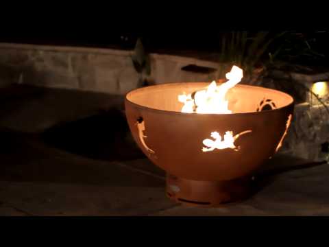 Fire Pit Art Kokopelli