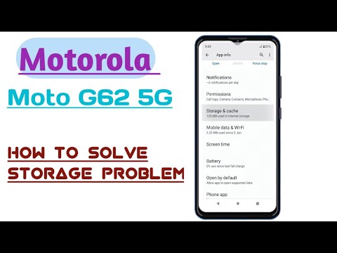 Motorola Moto G62 5G || How To Fix Storage Problem