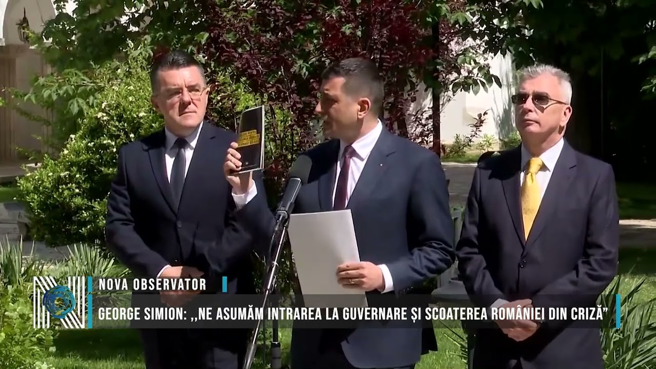 George Simion: ,,Ne asumăm intrarea la guvernare și scoaterea României din criză”