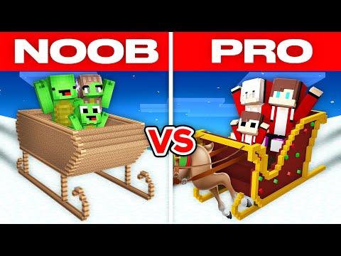Who Wins? Maizen vs Mikey in Minecraft Shrek Sleigh Battle - Epic Parody!