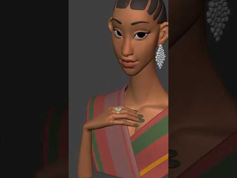 Sculpting Hand In Blender Is Easy! #blender