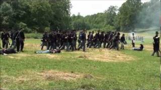 preview picture of video 'Battle Reenactment - Billie Creek Civil War Days 2011'