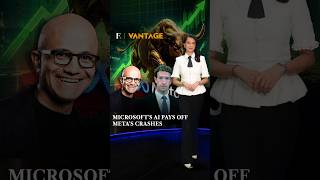 Microsoft Gains $450B, Meta Falls | AI's New Reality Explained | Vantage on Firstpost