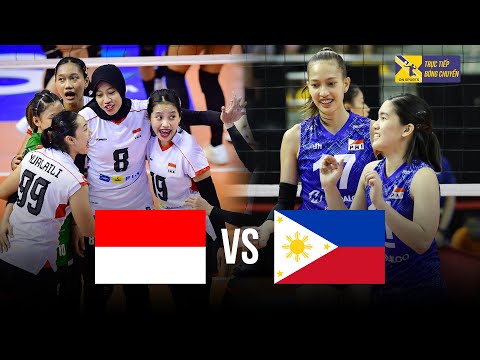 Full HD | Philippines vs Indonesia | Megawati shows Indonesia's number 1 volleyball class
