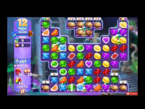 Wonka's World of Candy Level 712 NO BOOSTERS - A S GAMING ✔