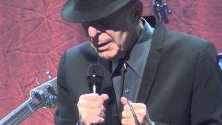 Leonard Cohen, Lover Lover Lover, Boston 16-12-2012