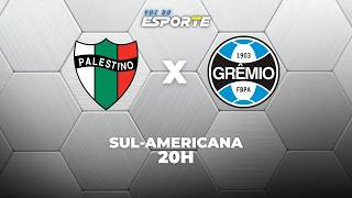 PALESTINO X GRÊMIO - AO VIVO | SUL-AMERICANA – 29/04/2026