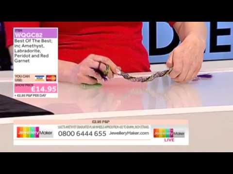 JewelleryMaker LIVE (AM) 03/03/2014 - HOW TO MAKE JEWELLERY USING WIRE, GEM ART AND JEWEL ENAMEL.