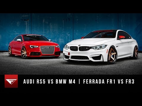 2015 BMW M4 vs 2015 Audi RS5 | Ferrada Wheels FR1 + FR3 | Matte Bronze