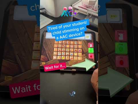 Tired of students or kids stimming on their AAC device?