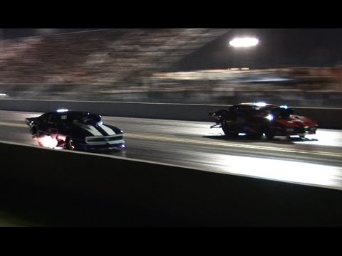 Flame Throwing 880ci Nitrous Camaro - Pierce Racing 'Purple Gorilla'