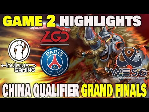 INVICTUS GAMING VS PSG.LGD GAME 2 WESG 2019 China Qualifier Grand Finals