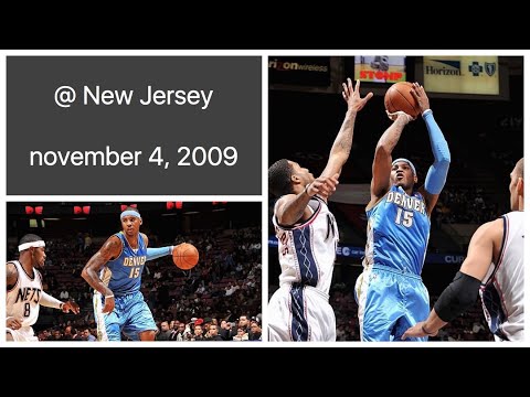 Carmelo Anthony 22 pts @ New Jersey Nets Highlights (november 4, 2009)