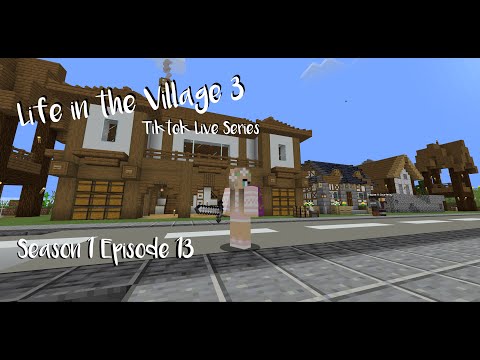 Insane Minecraft Life in Village 3 - Tiktok Live 15.11.2023