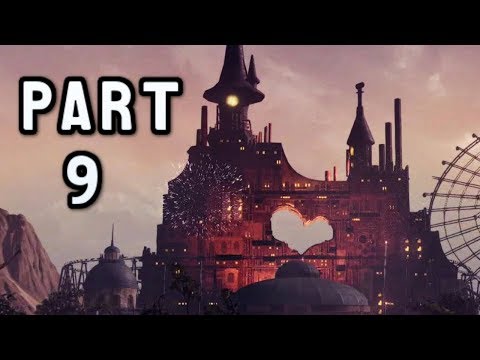 Nier Automata Walkthrough Gameplay Part 9 - Amusement Park - (Xbox One)