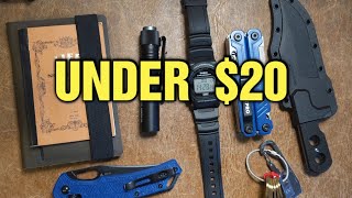 ULTRA Budget EDC ($20 per item)