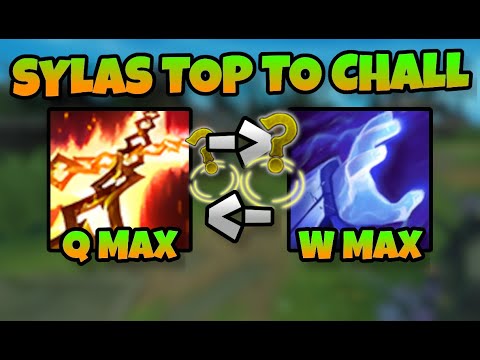 Rank 1 Sylas NA shows you WHAT to MAX in Top Lane...
