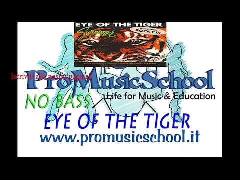 Eye of the tiger - The Survivor - backing track - NO BASS