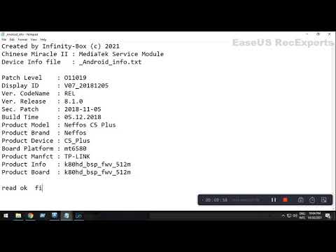 Neffos TP7031A Flash File MT6580 8.1 Logo Fix ROM  Test 1000%