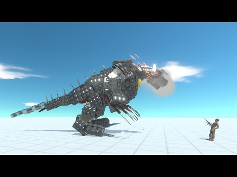 MECHA GODZILLA vs UNITS - Animal Revolt Battle Simulator