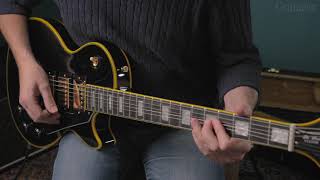 Video thumbnail for Epiphone Joe Bonamassa Black Beauty Les Paul Custom Demo by Guitarist
