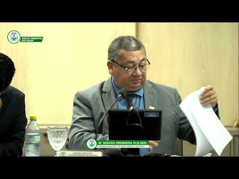 Sessão Ordinária da Câmara Municipal de Novo Oriente - PI 01.12.2025