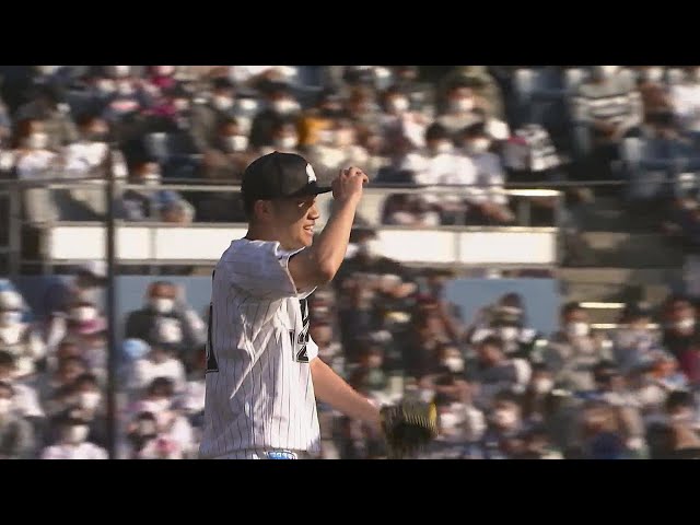 【9回表】支配下へ一歩前進!! マリーンズ・小沼健太が1イニングを無失点に抑える!! 2022年3月12日 千葉ロッテマリーンズ 対 埼玉西武ライオンズ