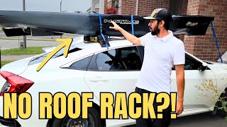 How To Load and Unload a Heavy Kayak | No Roof Rack?